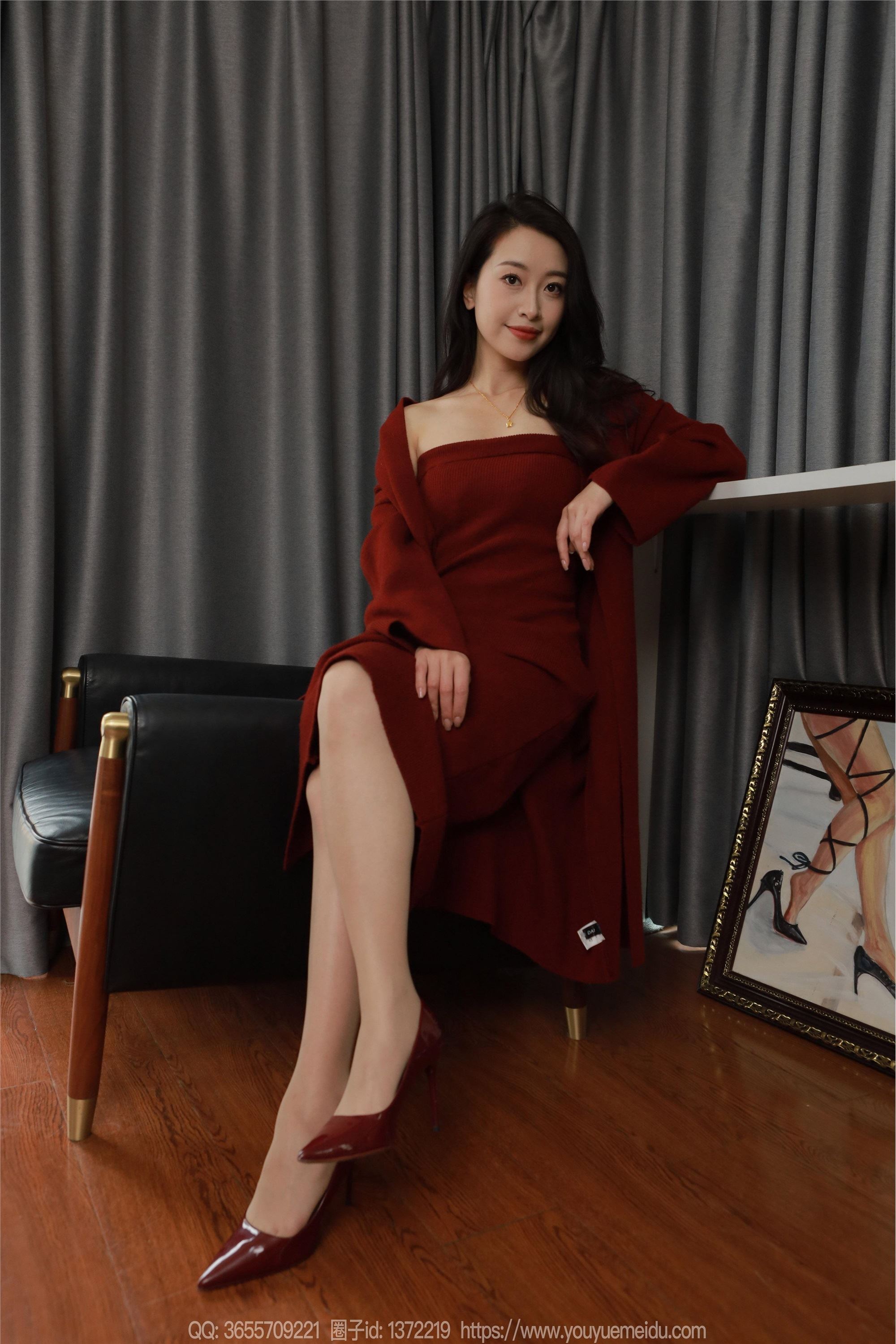 IESS异思趣向  2025.01.27 丝享家 1961 小婕《红色针织裙（上）》